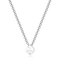 Halskette Sagapo Dame Be My Always in Stahl SBM75